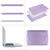 MOSISO Compatible with MacBook Pro 13 inch Case 2020-2016 Release A2338 M1 A2289 A2251 A2159 A1989 A1706 A1708 with/Without Touch Bar, Plastic Hard Shell Case Cover & Screen Protector, Light Purple