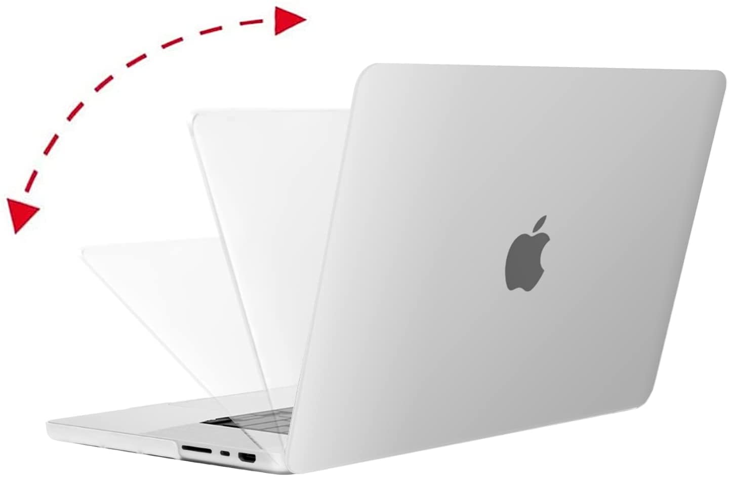 MOSISO Compatible with MacBook Pro 16 inch Case 2024 2023 2022 2021 Release M3 A2991 M2 A2780 M1 A2485 Pro Max, Protective Plastic Hard Shell Case&Keyboard Cover Skin, Frost iMosiso