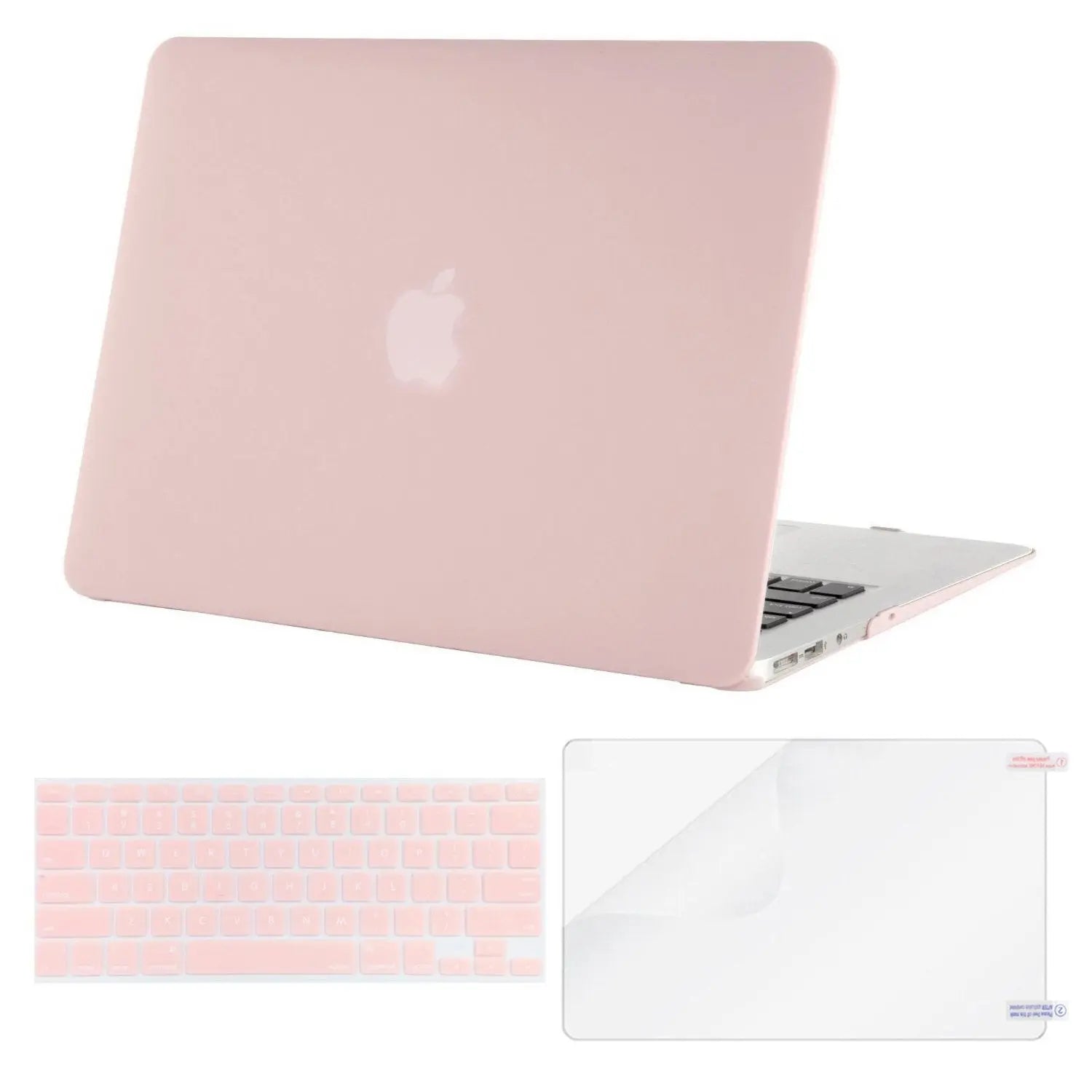 MOSISO Plastic Hard Case & Keyboard Cover & Screen Protector Only Compatible MacBook Air 13 Inch (Models: A1369 & A1466, Older Version 2010-2017 Release) iMosiso