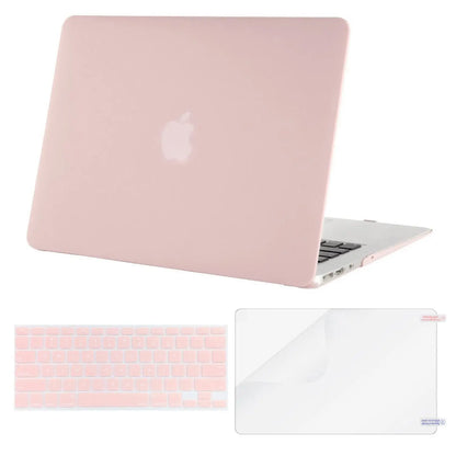 MOSISO Plastic Hard Case & Keyboard Cover & Screen Protector Only Compatible MacBook Air 13 Inch (Models: A1369 & A1466, Older Version 2010-2017 Release) iMosiso