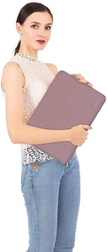 MOSISO Laptop Sleeve 11 11.6 12.3 13 13.3 14 15 15.6 16 inch Compatible with MacBook Air 13 inch A2337 M1 A2179 A1932 2022 Pro 13 inch A2338 M1 A2251 A2289 A2159 A1989 A1706 A1708 2021 2020 Pro 14 inch A2442 A2485 Neoprene Bag with Small Case, Brick Red iMosiso
