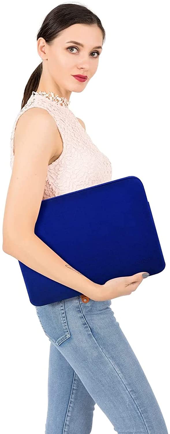 MOSISO Laptop Sleeve 11 11.6 12.3 13 13.3 14 15 15.6 16 inch Compatible with MacBook Air 13 inch A2337 M1 A2179 A1932 2022 Pro 13 A2338 M1 A2251 A2289 A2159 A1989 A1706 2021 2020 Pro 14 16 inch A2442 A2485 Neoprene Bag with Small Case, Royal Blue iMosiso