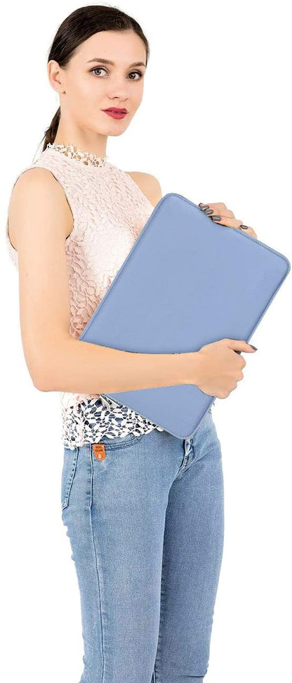 MOSISO Laptop Sleeve 11 11.6 12.3 13 13.3 14 15 15.6 16 inch Compatible with MacBook Air 13 inch A2337 M1 A2179 A1932 2022 Pro 13 inch A2338 M1 A2251 A2289 A2159 A1989 A1706 A1708 2021 2020 A1502 A2442 A2485 Neoprene Bag with Small Case, Serenity Blue iMosiso