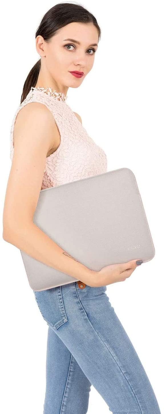 MOSISO Laptop Sleeve 11 11.6 12.3 13 13.3 14 15 15.6 16 inch Compatible with MacBook Air 13 inch A2337 M1 A2179 A1932 2022 Pro 13 A2338 M1 A2251 A2289 A2159 A1989 A1706 2021 2020 Pro 14 16 inch A2442 A2485 Neoprene Bag with Small Case, Rock Gray iMosiso