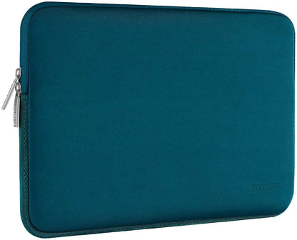 MOSISO Laptop Sleeve Compatible with MacBook Air 13 inch A2337 M1 A2179 A1932 2022-2018/Pro 13 inch A2338 M1 A2251 A2289 A2159 A1989 A1706 A1708 2021-2016, Neoprene Bag with Small Case, Deep Teal iMosiso