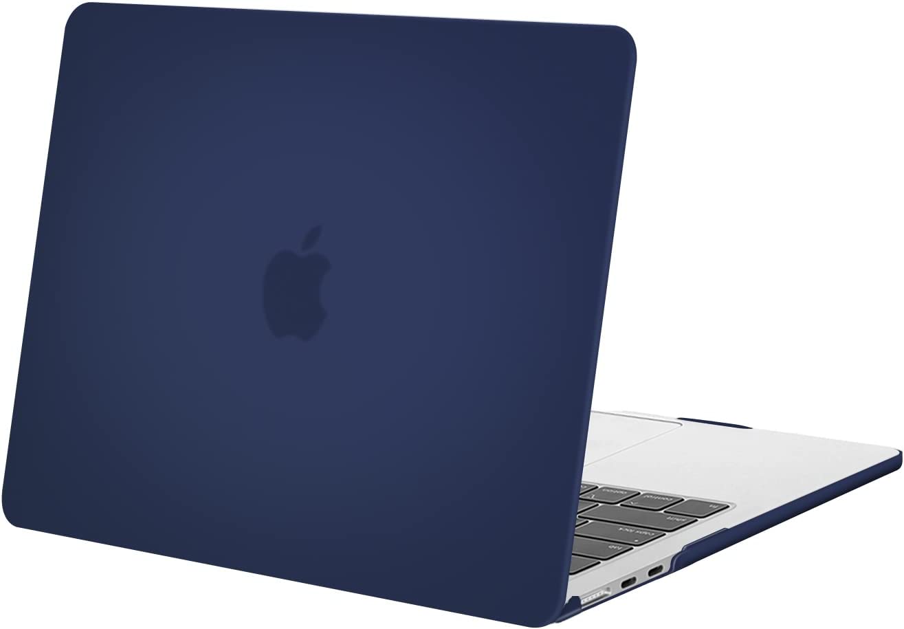 MOSISO Compatible with MacBook Air 13.6 inch Case 2022 Release A2681 M2 Chip with Liquid Retina Display & Touch ID, Protective Plastic Hard Shell Case Cover, Navy Blue iMosiso