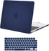 MOSISO Compatible with MacBook Air 13.6 inch Case 2022 Release A2681 M2 Chip with Liquid Retina Display & Touch ID, Protective Plastic Hard Shell Case & Keyboard Cover Skin, Navy Blue