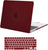 MOSISO Compatible with MacBook Air 13.6 inch Case 2022 2023 Release A2681 M2 Chip with Liquid Retina Display & Touch ID, Protective Plastic Hard Shell Case & Keyboard Cover Skin, Burgundy