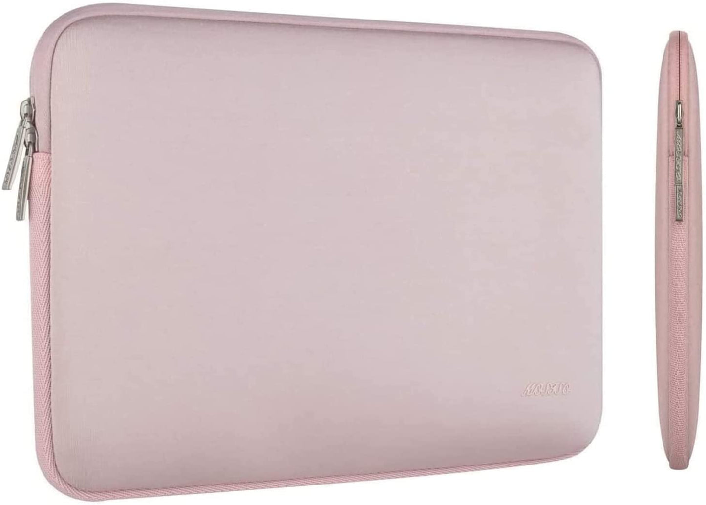 MOSISO Laptop Sleeve 11 11.6 12.3 13 13.3 14 15 15.6 16 inch Compatible with MacBook Air 13 inch A2337 M1 A2179 A1932 2022 Pro 13 inch A2338 M1 A2251 A2289 A2159 A1989 A1706 A1708 2021 2020 A1502 A2442 A2485 Neoprene Bag with Small Case, Pink iMosiso