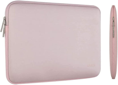 MOSISO Laptop Sleeve 11 11.6 12.3 13 13.3 14 15 15.6 16 inch Compatible with MacBook Air 13 inch A2337 M1 A2179 A1932 2022 Pro 13 inch A2338 M1 A2251 A2289 A2159 A1989 A1706 A1708 2021 2020 A1502 A2442 A2485 Neoprene Bag with Small Case, Pink iMosiso