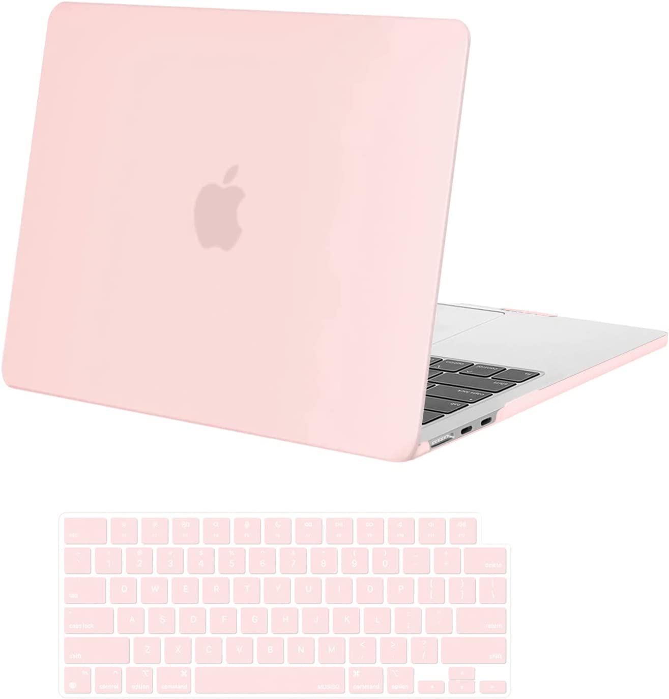 pink apple laptop