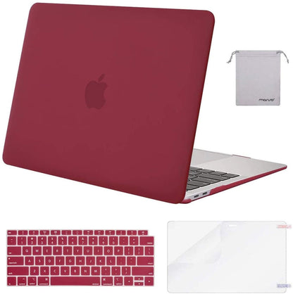 MOSISO MacBook Air 13 inch Case 2020 2019 2018 Release A2337 M1 A2179, Plastic Hard Shell&Keyboard Cover&Screen Protector&Storage Bag Compatible with MacBook Air 13 inch Retina iMosiso