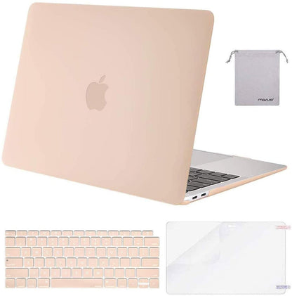 MOSISO MacBook Air 13 inch Case 2020 2019 2018 Release A2337 M1 A2179, Plastic Hard Shell&Keyboard Cover&Screen Protector&Storage Bag Compatible with MacBook Air 13 inch Retina iMosiso