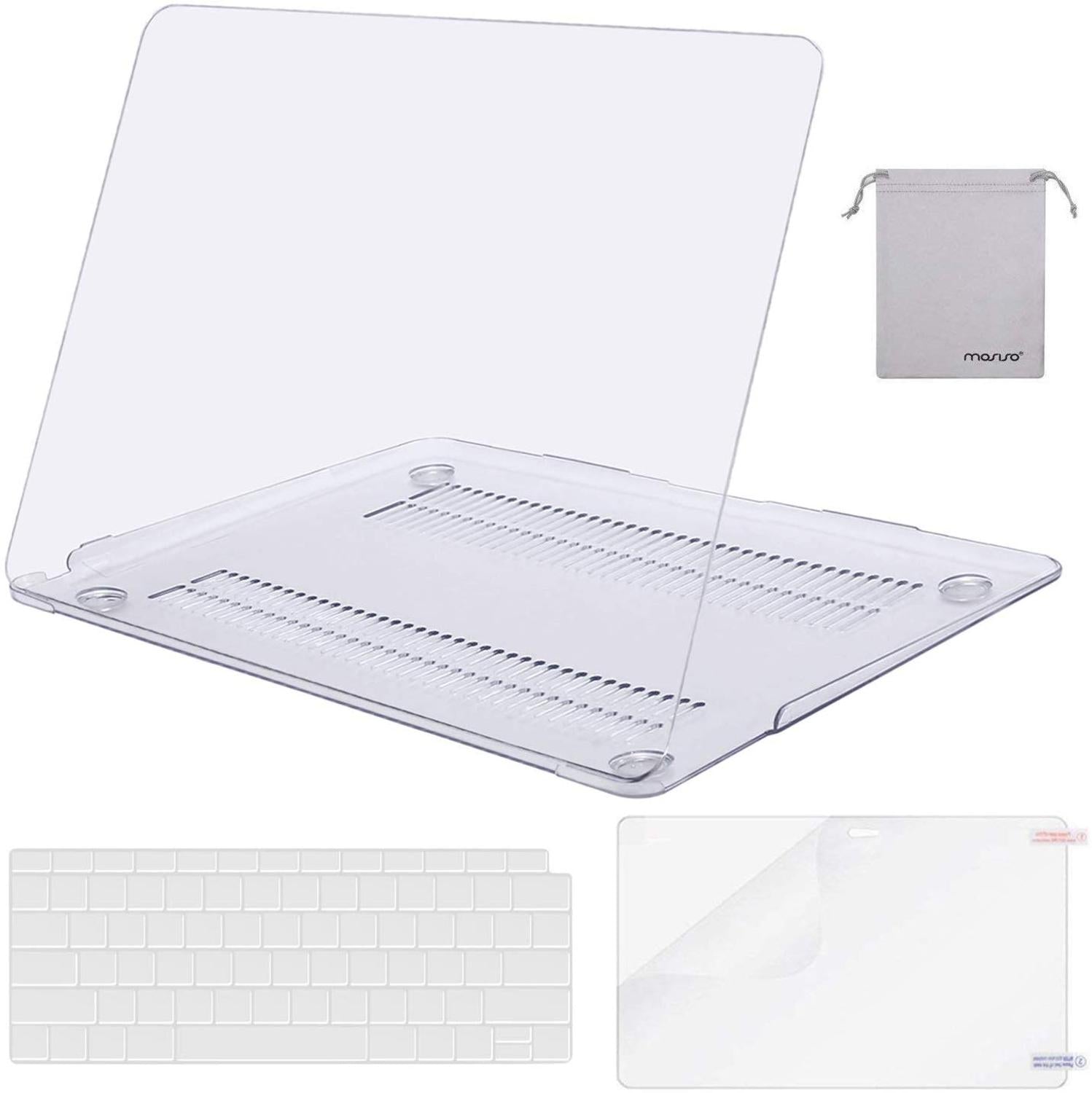 MOSISO MacBook Air 13 inch Case 2020 2019 2018 Release A2337 M1 A2179, Plastic Hard Shell&Keyboard Cover&Screen Protector&Storage Bag Compatible with MacBook Air 13 inch Retina iMosiso