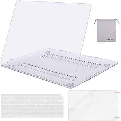 MOSISO MacBook Air 13 inch Case 2020 2019 2018 Release A2337 M1 A2179, Plastic Hard Shell&Keyboard Cover&Screen Protector&Storage Bag Compatible with MacBook Air 13 inch Retina iMosiso