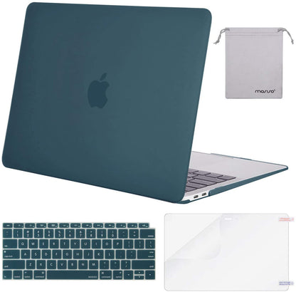 MOSISO MacBook Air 13 inch Case 2020 2019 2018 Release A2337 M1 A2179, Plastic Hard Shell&Keyboard Cover&Screen Protector&Storage Bag Compatible with MacBook Air 13 inch Retina iMosiso